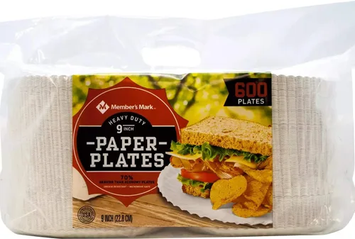Vista 3 de Daily Chef Placa de papel resistente de 9 pulgadas (600 ct.)