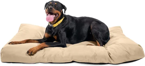 Vista 31 de K9 Ballistics Almohada rectangular resistente para perros medianos, funda extraíble, lavable, duradera y resistente al agua, cama para perro hecha