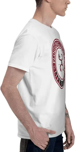 Vista 4 de Camisetas de algodón para hombre, estilo casual, para campamento, manga corta, para temporada completa