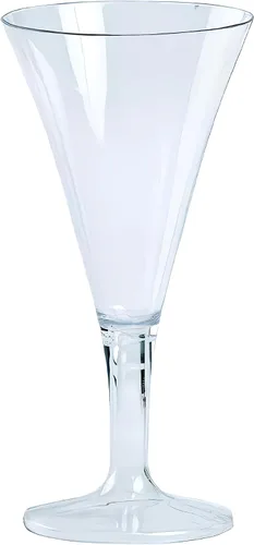 Vista 2 de Lillian Tablesettings Vaso de Martini, Mini, transparente, paquete de 10, 4.5 x 8.5 x 5.5 pulgadas (64562)