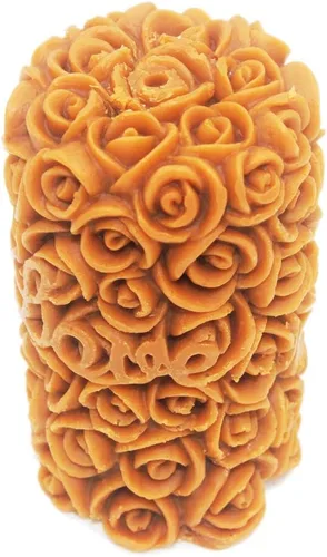 Vista 3 de Rose S0211 Moldes de silicona para velas de jabón, moldes para manualidades