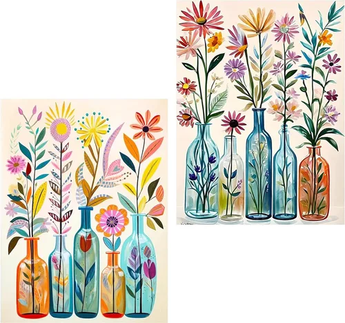 Vista 40 de Meothan - Paquete de 12 kits de arte de diamantes 5D para adultos, de animales, cristales redondos, para regalo o para decoración del hogar de 12 x