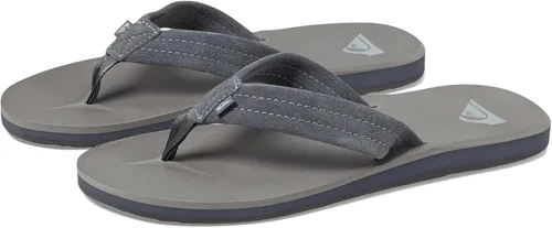 Vista 18 de Quiksilver Sandalia de tres puntos Carver Nubuck para hombre negro gris negro