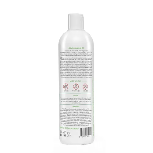 Vista 2 de Tratamiento de alisado de queratina brasileña – Sistema de alisado por soplado – Sin formaldehído (16 fl oz)