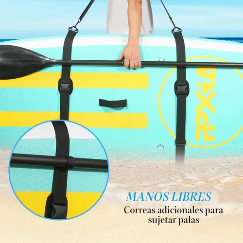 Vista 7 de Paddle Board Carry Strap, SUP Kayak Shoulder Straps Paddle Board Accessories for Women and Men