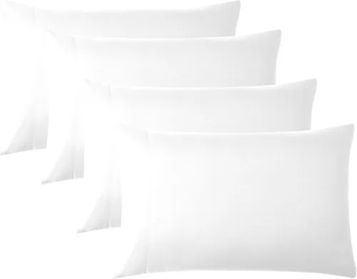 Vista 55 de Southshore Fine Linens® - Vilano® Springs - Par de fundas de almohada plisadas, color negro, estándar (Queen)