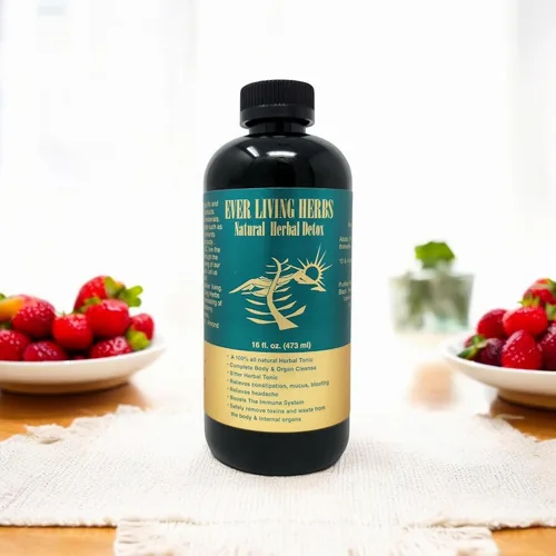 Vista 3 de Natural Herbal Detox 16 Oz. Neem, Burdock Root, Dandelion, Nutrients & Deep Cleansing