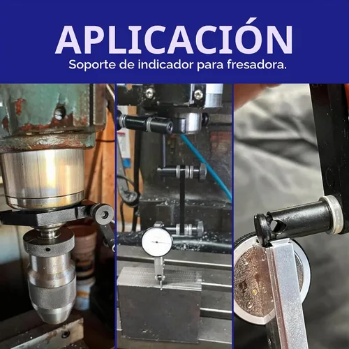 Vista 6 de HFS (R) Dial Indicador de Prueba Titular para Bridgeport Mill Machine 1-7/8" Aleación de aluminio de diámetro de sujeción