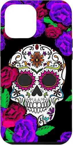Vista 26 de Funda de regalo mexicana para iPhone 17, diseño de calavera de azúcar