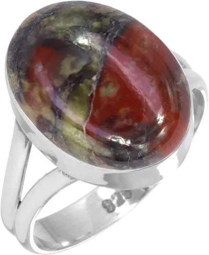 Vista 9 de Anillo hecho a mano de plata de ley 925 genuina grueso con piedras preciosas naturales ágata, cuarzo rosa, lapislázuli, ámbar ovalado, joyería