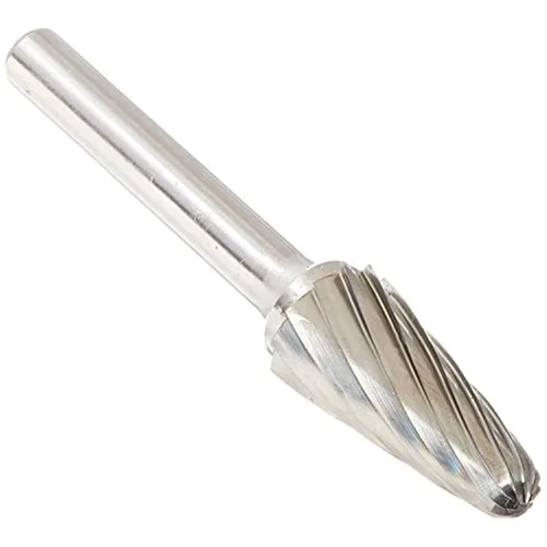 Vista 73 de Drill America SA-1 Rebaba de carburo/lima giratoria cilíndrica de doble corte para amoladora de troquel de 1/4" de diámetro x 5/8" de longitud