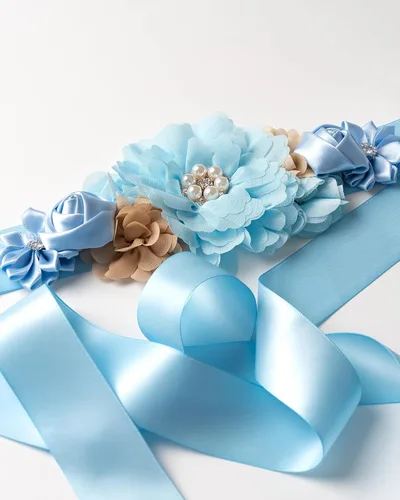 Vista 3 de Juego de decoraciones de baby shower con banda de texto en inglés "Mom to Be", regalo de fiesta de revelación de género para futuros padres