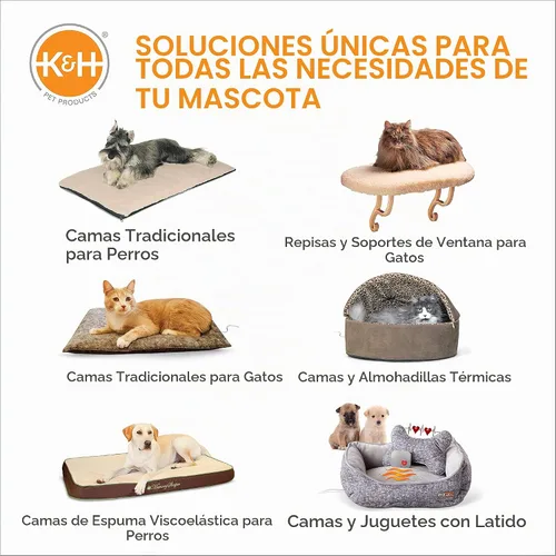 Vista 9 de K&H - Almohadilla calefactora para perros Lectro-Kennel, lista de seguridad