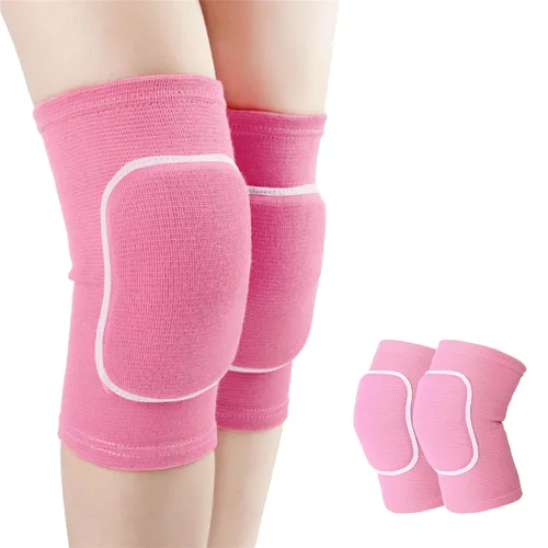 Vista 9 de YYaaloa Rodilleras suaves para mujer, rodilleras de lucha libre, voleibol, baile, fútbol, yoga, baloncesto y patinaje, soporte elástico flexible