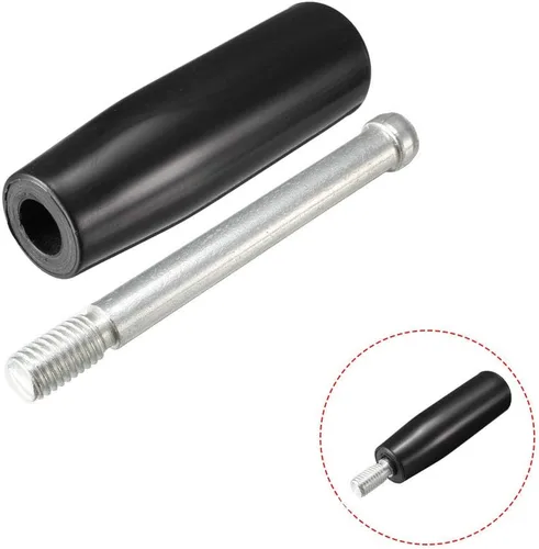 Vista 4 de uxcell Manija giratoria de la máquina del volante M10 Varón roscado macho