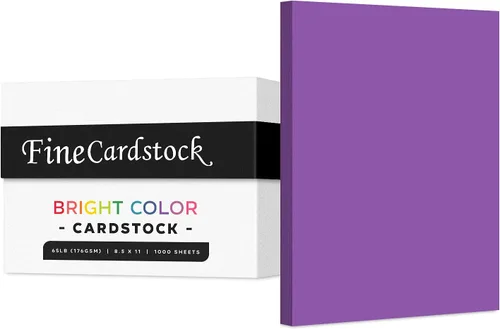 Vista 27 de Papel de alta calidad para tarjetas de colores, caja de 1000 hojas, cartulina de peso medio de 65 libras, perfecta para suministros escolares, artes