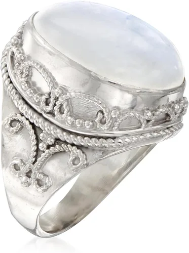 Vista 3 de Ross-Simons Anillo de piedras preciosas en plata de ley