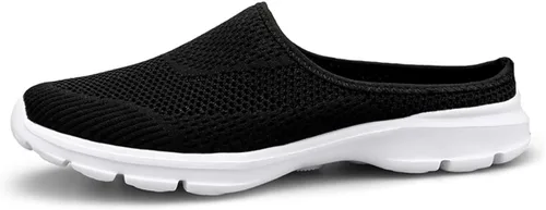 Vista 4 de ChicWind - Zapatillas de malla transpirable para mujer, estilo alpargatas, con espalda abierta, sin cordones