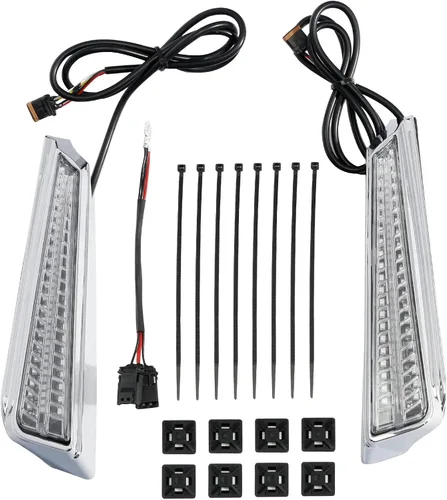 Vista 2 de TCT-MOTORPARTS Luces LED de panel de llenado de alforjas traseras para Honda Gold Wing GL1800 2018-2024