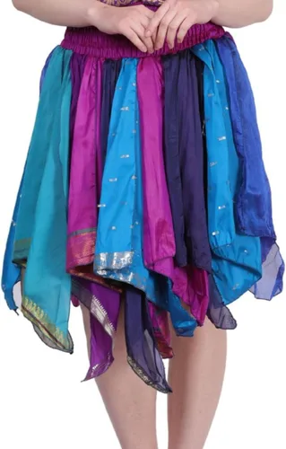Vista 3 de Wevez Falda estilo hojas tribales para mujer, paquete de 3, talla única, surtido, Variado