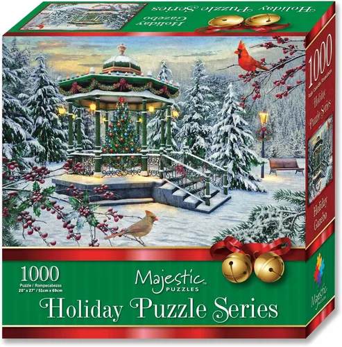 Vista 2 de Majestic by Springbok Holiday Gazebo - Rompecabezas de 1000 piezas, caja compacta