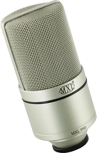 Vista 2 de MXL 990, micrófono de condensador con Shockmount