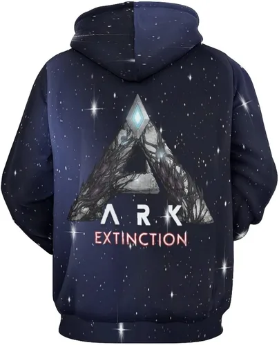 Vista 3 de ARK Survival Evolved Unisex 3D Novedad Sudaderas con capucha para adolescentes, sudadera casual con bolsillos