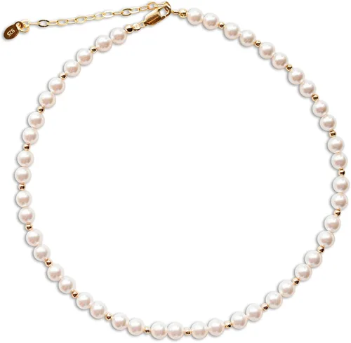 Vista 10 de Cherished Moments Pulsera o collar, chapado en oro de 14 quilates Brynn-MED (9 meses - 4 años)