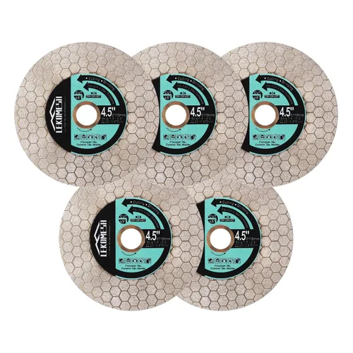 Vista 16 de Disco de corte de diamante de 4 pulgadas/105MM - Hoja de sierra para azulejos, rueda de corte, discos de diamante de doble cara para cortar y moler