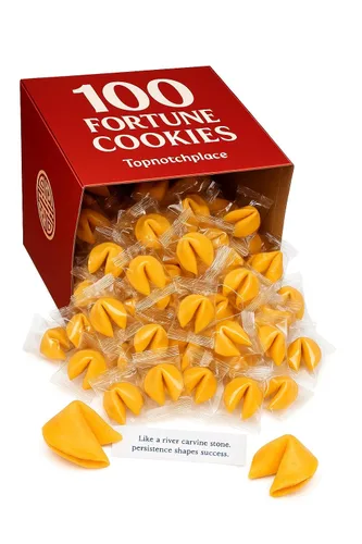 Vista 4 de Galletas de la fortuna, envueltas individualmente, paquete a granel, Secret Santa, Premium USA Made, Vanilla Valentine, San Patricio, rellenos