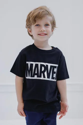 Vista 4 de Marvel Camiseta metálica Avengers para niños pequeños y grandes