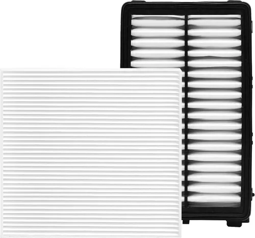 Vista 75 de Filtro de aire de cabina de motor de peine para Hyundai Accent 1.6L L4 2017 2016 2015 2014 2013 2012 Gris carbón