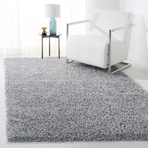 Vista 52 de SAFAVIEH - Colección August Shag, tapete decorativo, 2 x 5 pies, diseño sólido, beige, no desprende pelusa y fácil de cuidar, 1.5 pulgadas