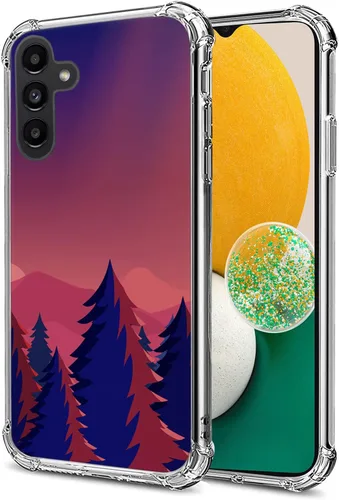 Vista 32 de CasesOnDeck Funda compatible con [Samsung Galaxy A54 5G / A54 5G] Funda de TPU, funda de poliuretano termoplástico flexible delgada y transparente