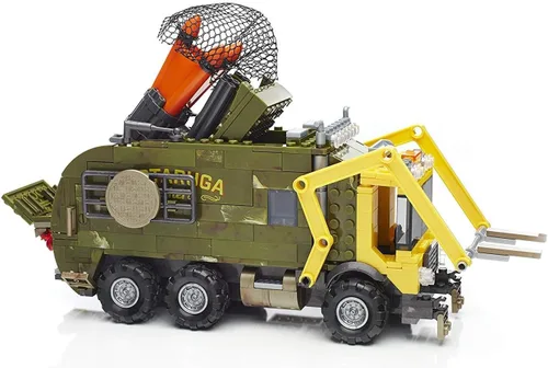 Vista 2 de Mega Bloks Teenage Mutant Juguete para construir, camión de batalla, tortugas ninjas