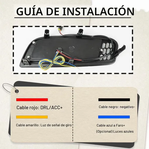 Vista 6 de Luces antiniebla LED para parachoques delantero compatibles con Mazda CX-50 2023-2024 DRL Accesorios para lámparas de señal de giro