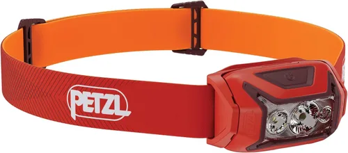 Vista 10 de PETZL ACTIK - Linterna frontal (450 lúmenes) con haz múltiple y luz roja, color gris