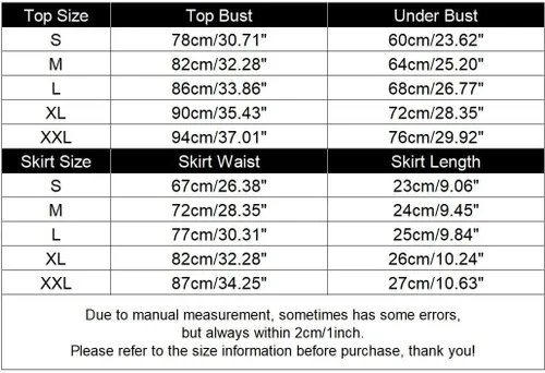 Vista 7 de Women's Rave Outfit Sets For Women Festivals 2 Pcs Metallic Tops Skirt EDM Party Club Holographic Rave Outfits