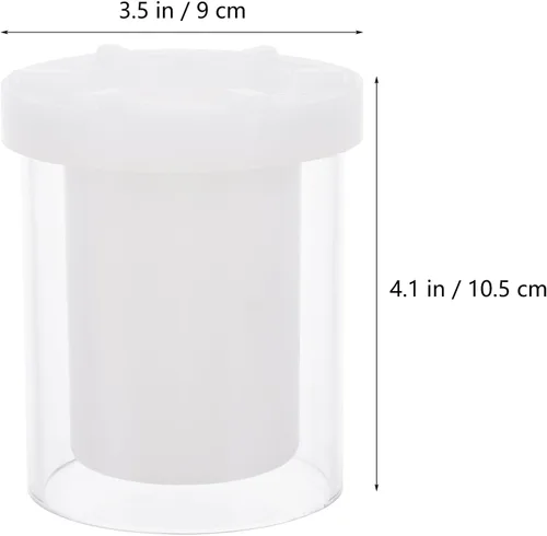 Vista 8 de HEALLILY Molde cilíndrico hueco para velas de 3.54 x 4.13 pulgadas, molde de silicona para hacer velas perfumadas y proyectos de manualidades