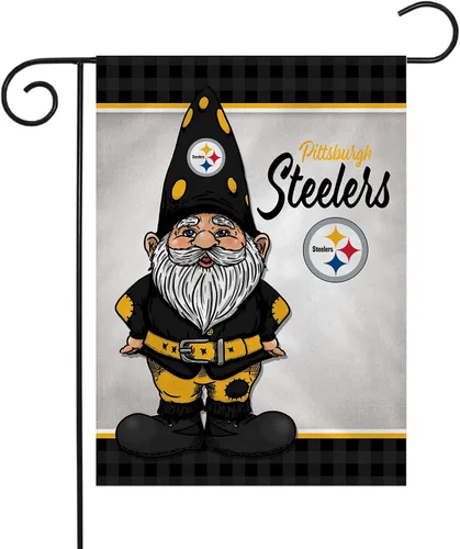 Vista 22 de Rico Industries NFL Gnomo - Bandera de jardín de doble cara de 13 x 18 pulgadas