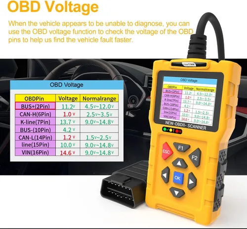 Vista 7 de Escáner T600 OBD2 - Compruebe el lector de códigos de luz del motor, lectura y borra códigos de falla, prueba de batería y datos en vivo, más