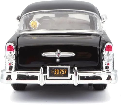 Vista 5 de Maisto 1:26 Escala 1955 Buick Century Vehículo fundido a presión (los estilos pueden variar), negro, blanco