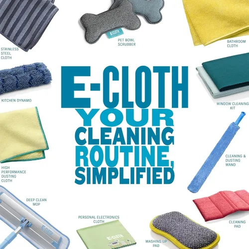 Vista 7 de E-Cloth - Trapeador de limpieza profunda duradero de microfibra húmeda - Usa con sólo agua para limpieza de suelos sin químicos, Paquete de 1