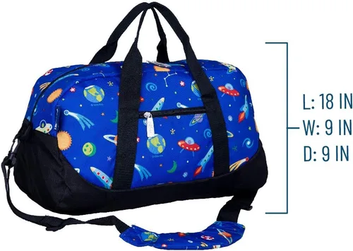 Vista 4 de Wildkin - Bolsa de viaje para niños y niñas, tamaño equipaje y perfecto para la práctica después de la escuela o un fin de semana o viaje nocturno