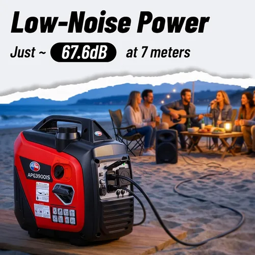 Vista 3 de ALL-Power Portable 3300W Inverter Generator RV Ready CO Sensor para uso