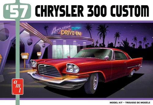 Vista 5 de AMT 1957 Chrysler 300 Custom Versión 1:25 Modelo Kit
