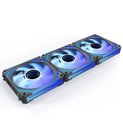 Vista 12 de AsiaHorse COSMIQ - Ventiladores RGB de 120 mm para PC, ventiladores de caja de computadora, ventilador de refrigeración PWM de 5V con conector de 3