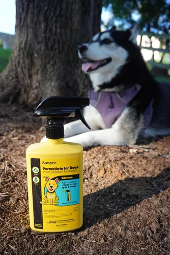 Vista 2 de Sawyer Products SP624 Permetrina, Tratamiento repelente de insectos de permetrina para perros