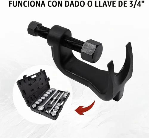 Vista 5 de Sporacingrts 25112 Separador de rótula, herramienta de extracción de rótulas, extractor de rótula ajustable que se extiende hasta 2 3/8 pulgadas