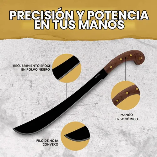 Vista 4 de Condor Tool & Knife Survival Machete with Walnut Handle
